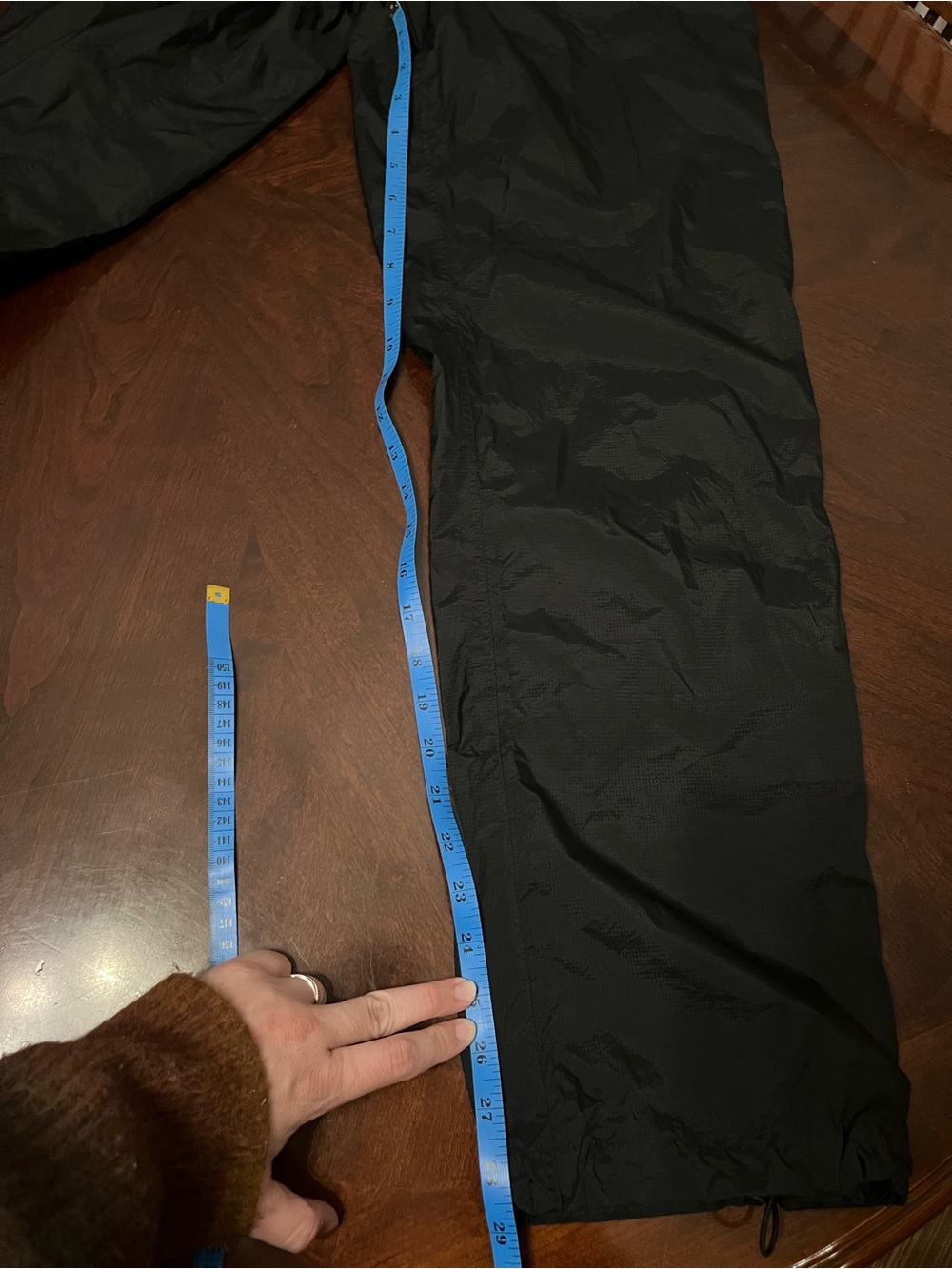 Marmot Men's PreCip Full-Zip Pants Black Outdoors Waterproof Fishing Hiking Sz M - Picture 14 of 16